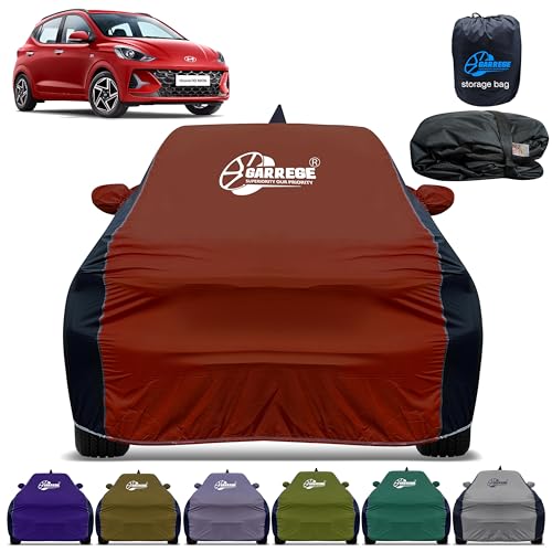 Image of Car Cover for Grand I10 Nios All-Weather & Scratch Protection with Mirror & Antenna Pockets | Washable Fabric | Custom Fit | Premium Multicolor | We Send Any One Color from Showing Image