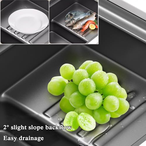 Évier de cuisine en acier inoxydable lavabo simple avec robinet moderne
