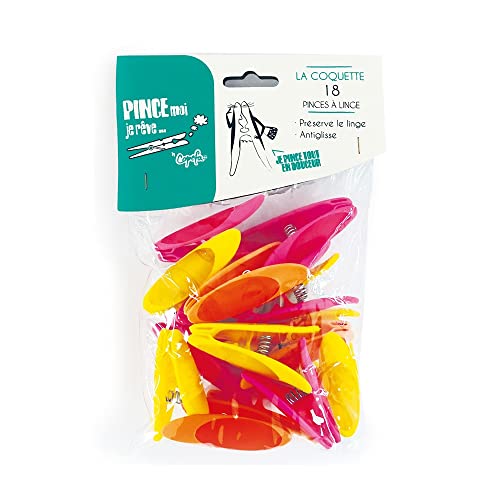 COPEFA Wäscheklammern, Bi-Material, speziell für Komfort, 18 Stück