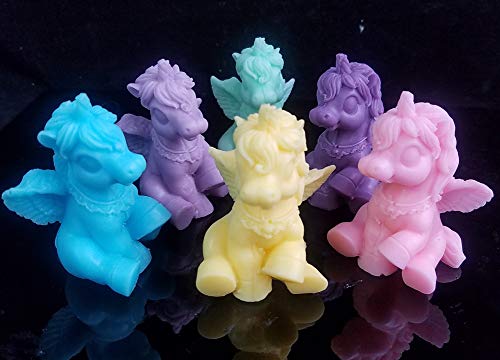 3D Unicorn Candle Mold - Moldfun Unicorn Silicone Mold For Handmade Fondant, Gum Paste, Soap, Bath Bomb, Lotion Bar, Plaster, Polymer Clay #TOP5