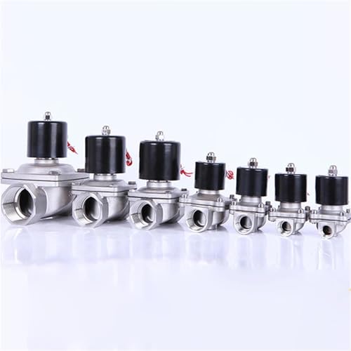Électrovanne 1/2" en acier inoxydable 304 durable 24V AC - 4