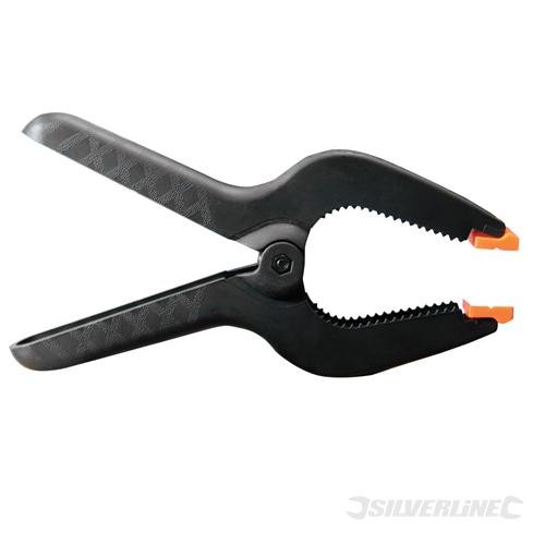Preisvergleich Produktbild Silverline Federzwingen, Klemmbacken, 5 St, 60 mm