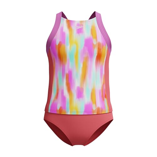 Image of Speedo Girls Swimsuit Two Piece Tankini Thick StrapTankini Set