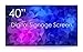 Produktbild SWEDX SDS40K8-01 Digital Signage Display 102 cm (40 Zoll) Digital Signage Display (4K Ultra HD, 3 HDMI 2.0, 2 USB-Player, Timer, 24/7 Betrieb)