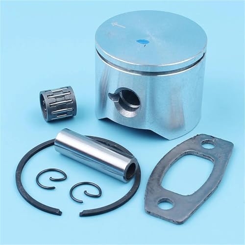 Pistón de 45 mm y junta de escape para recuperar la compresión de la motosierra