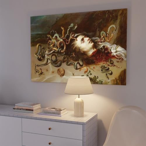 Tableau Méduse de Rubens impression sur toile baroque 30x45 cm