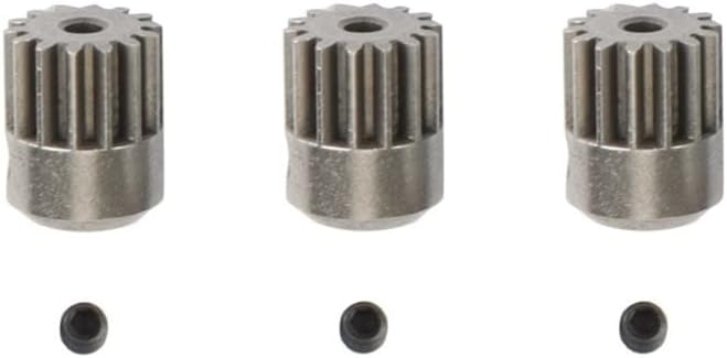 MiTASQ3Pcs Metal Motor Gear Pinion Gear 14T for HAIBOXING HBX 16889 16889A 16890 16890A SG1601 SG1602 RC Car Spare Parts ( Color : As Shown )