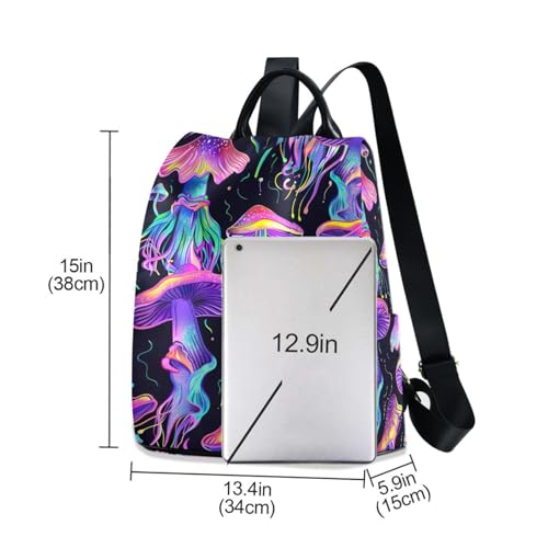 Mochila antirrobo mujer ideal para viajar con estilo y pompón casual 3