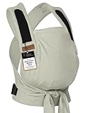 Hoppediz Babytrage Bondolino b.pure - Bauchtrage, Hüfttrage, Rückentrage - ab Geburt (Elba)