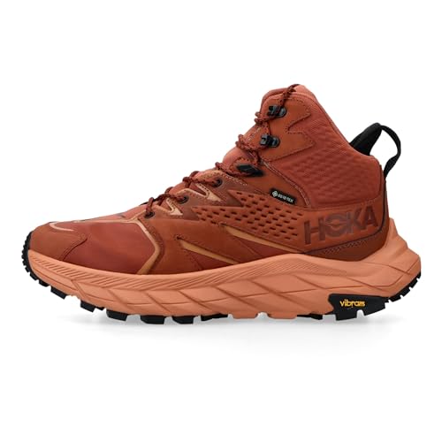 HOKA ONE ONE Herren Anacapa Mid GTX Trekking Shoes, Baked Clay/Sun Baked, 44 2/3 EU
