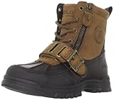  Polo by Ralph Lauren Andres II Stiefel (Kleinkinder/kleine Kinder/große Kinder), Tanne/Schokolade, 24 EU