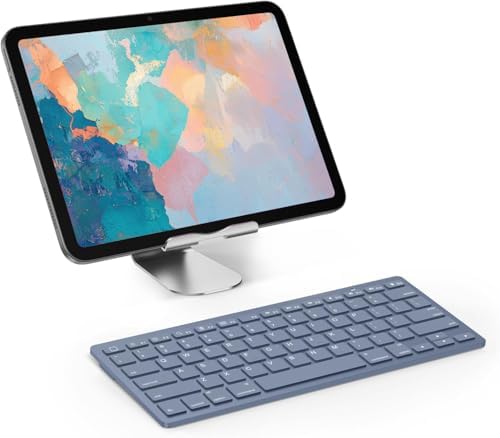 OMOTON Ultra-Slim Bluetooth Keyboard for iPad,iPad Pro/Air/Mini,iPhone - 1