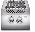 Napoleon Built-In 500 Series 12-Inch Drop-In Range Burner - BI12RTPSS - Marine Grade Stainless Steel, Natural Gas, Double Inline Burners, For Sauces, Side Dishes, Easy To Install