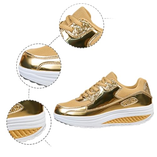 Chaussures de marche femme légères sneakers baskets mode athlétique - 5