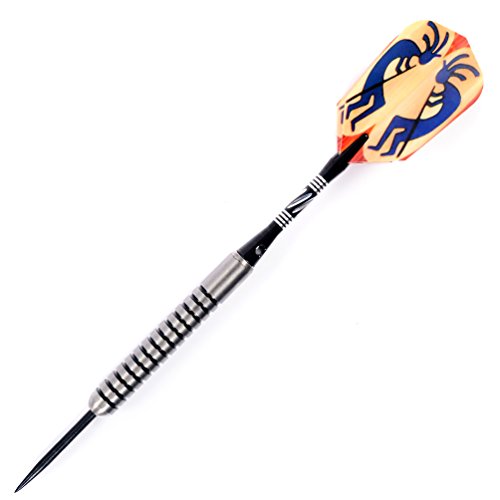 Fléchettes 22g tungstène 90% à grip annelé pour une trajectoire stable