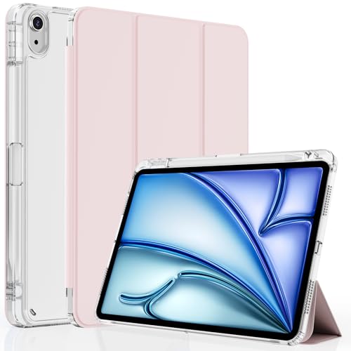 BQDIYOO Case for iPad Air 11"M4/M3/M2 & iPad Air 5th/4th 10.9",Rose