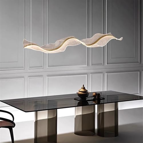 Lustre LED pour salle à manger - Suspension moderne dimmable avec télécommande - 5