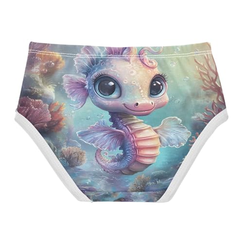 Colorful Cute Seahorse Toddler Girls's Underwear 2T 202b87302