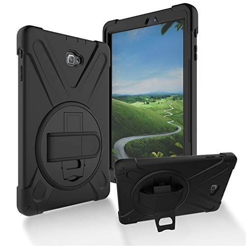 Coque Samsung Tab A 10.1 2016 SM-P580 avec Support Rotatif 360 et Bandoulière