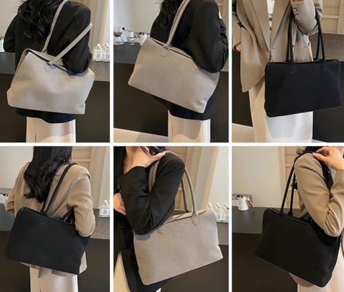 Solid Warm Winter Suede Underarm Bag Simple Large Capacity Shoulder Bags Outdoor Practical Tote Bag for Women 20252