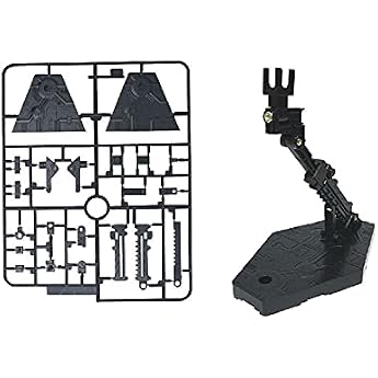 Universal Model Mount Action Base Display Stand for SD BB 1/100 1/144 Gundam Saint Cloth Figures - Black