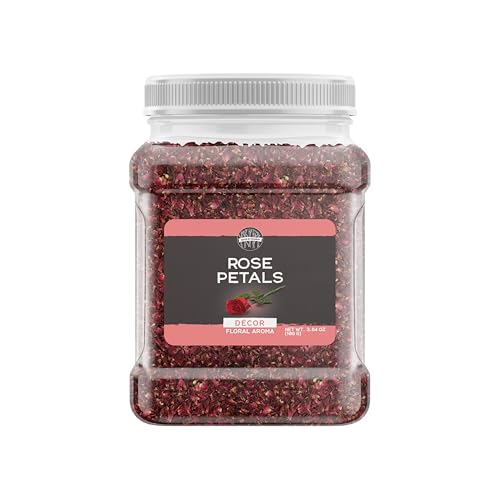 Birch & Meadow 4 Cups of Rose Petals, Edible, Teas, Soaps