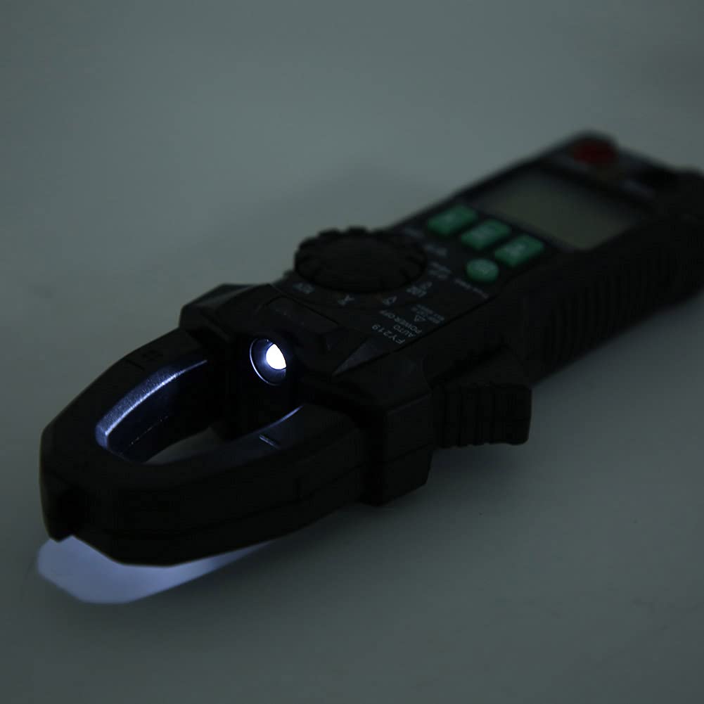 Hyuduo Pinza Amperometrica FY219 Multimetro Digitale, Tester Portatile di Temperatura, Tensione, Corrente ABS, Misurazione Ad Alta Precisione, Amperometro a Pinza per Elettricisti Manutenzione