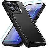 for Moto G Power 2025 Case with Screen Protection: Heavy Duty Protective Shockproof and Scratch Proof Cell Phone case for Motorola Moto G Power 2025-Black