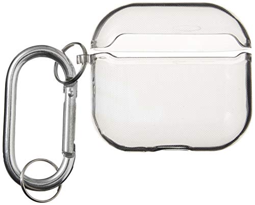 Valkit Compatible AirPods 3rd Generation Case Cover Clear, Shockproof Airpod 3 Case 2021 with Keychain for Women Men Girls Soft TPU Protective Skin Cover for AirPods Case 3 Gen - Clear Black