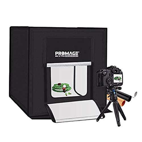 PROMAGE PROFESSIONAL PHOTO BOX LED PB05 – 40 * 40CM PM440 Light Photo Lighting Studio Kit Adjustable Brightness Shooting Tent Table Top Photography Lighting Kit