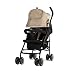 EVEZO 2141A Full-Size Ultra Lightweight Umbrella Stroller, Reclining Seat, 5-Point Safety Harness, Canopy, Storage Bin (Taupe)