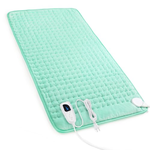 Image of Heating Pad,Electric Heating Pads,Heating Pad for Back,LightGreen,33x17 Inch