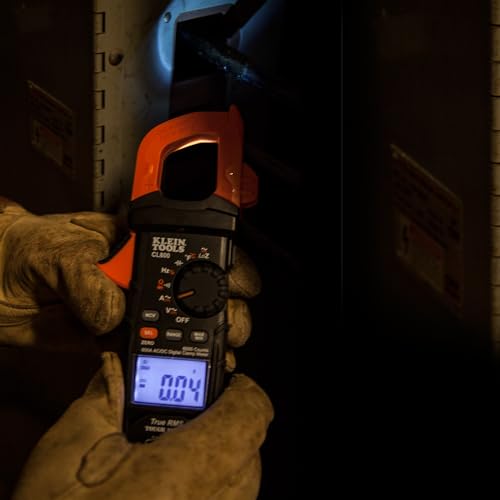 Klein Tools CL800 Digital Clamp Meter, Auto Ranging TRMS, AC/DC Volt/Current,...