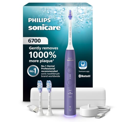 Philips Sonicare 6700 Rechargeable Electric Toothbrush, 3 Brush Head - image 1