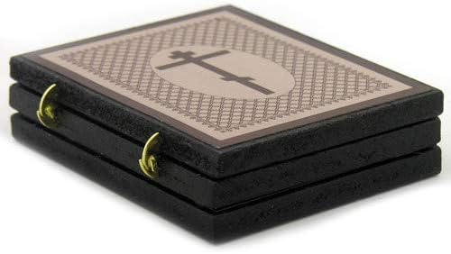 Miniatura 2 de Tríptico plegable religioso, Virgen de Kazán y San Nicolás, 3 x 8 14 pulgadas