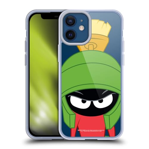 Head Case Designs Officially Licensed Looney Tunes Marvin The Martian Characters Gel Case [Military Grade Protection] Compatible with Apple iPhone 12 Mini