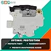 3C2837016A Front Right Driver Side 9-Pin Door Lock Mechanism Replacement for VW Passat, Tiguan, Q7, Ibiza, Superb #4