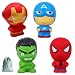 NeatoTek Jumbo Slow Rising Squishies 4 Pack Super Hero Squishy Toys Party Favors Stress Relief Toy for Boys Toddlers Bag