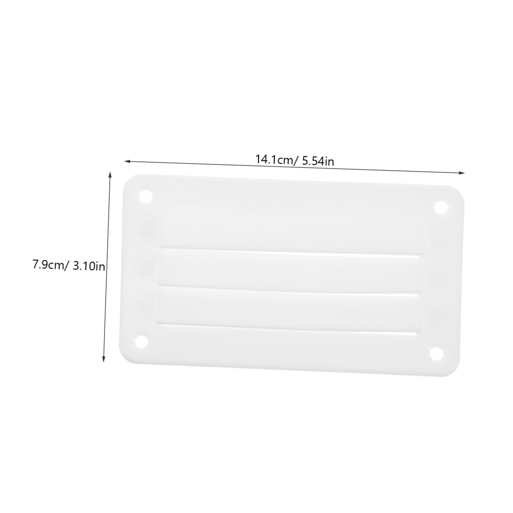 OSOLADY 1 Set Boat Vent Rv Air Vent Louver White Nylon