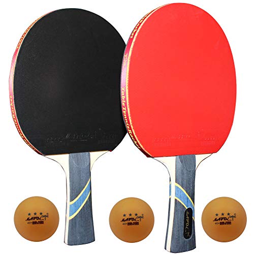 Mapol 2 Pack Of 4 Star Professional Ping Pong Paddle Advanced Training Table Tennis Racket With Carry Case #TOP1