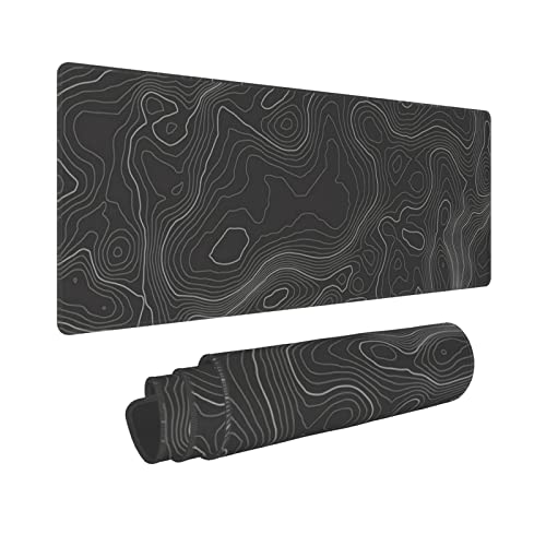 Topographic Contour XL Gaming Desk Mat