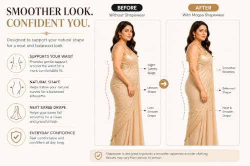 Image of Lycra Saree Shapewear Petticoat for Women, Shapers for Women's Sarees Fish Cut Shapewear