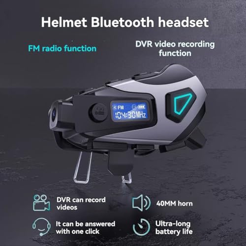 Casque Bluetooth 5.4 K10 la solution étanche IPX8 avec interphone et DVR