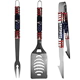 NFL Siskiyou Sports Fan Shop New England Patriots Tailgater BBQ Set 3 piece Team Color