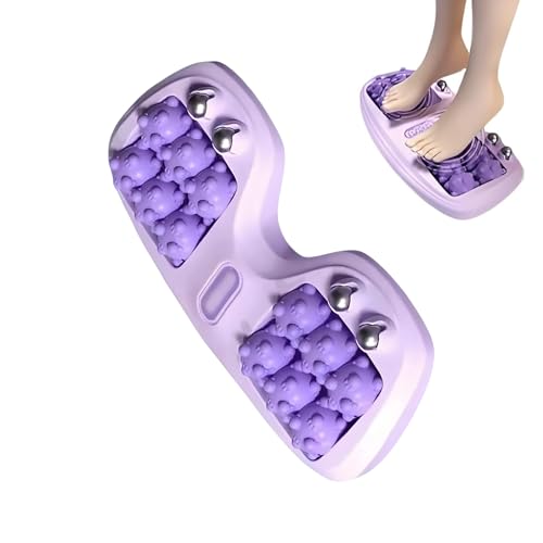 Rouleau de massage portable double pied et outil de réflexologie pour jambes