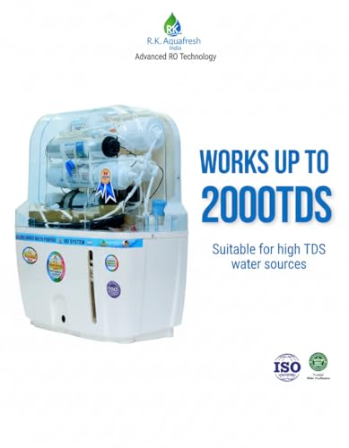 Image of Rk Aqua Fresh India Swift Pure Alkaline Plus Ro Water Purifier With Ro+Uv+Uf+ALKALINE ZINC Copper Tds Adjuster 15 Ltrs Storage Best for Home & Office HTDS Membrane