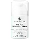 ASDM Beverly Hills Pre Peel Treatment Face Serum 2oz 60ml, Medical Strength AHA Chemical Peel Preparation Cream, Reduce Acne Pores, Pigmentation, Wrinkle, Boost Collagen, Even Complexion, Anti-Aging