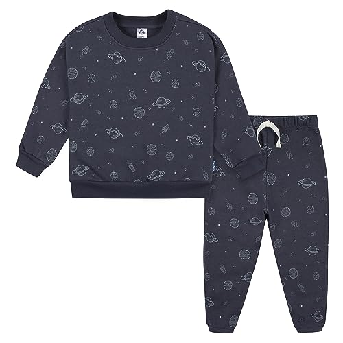 Gerber Baby & Toddler Boys’ 2-Piece Fleece Sweatshirt and Jogger Set