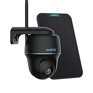 Reolink 2K 4MP Solar outdoor camera 355°/140° kantel batterij IP-camera met persoon/voertuigdetectie, 2.4/5GHz wifi, PIR…