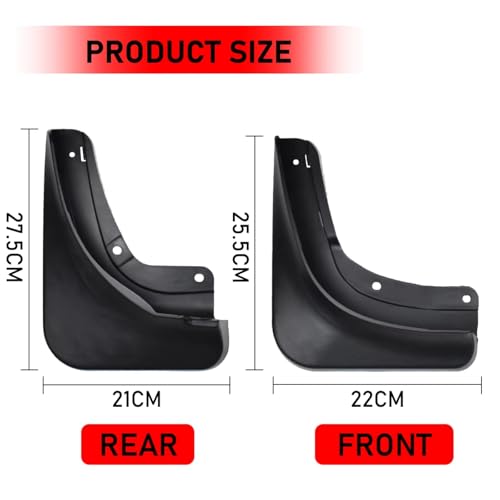 Guardabarros para Tesla Model 3 2016-2023 y Model Y protectores contra salpicaduras Tipo 3 3